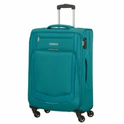 American Tourister Summer Session Medium Suitcase - 67cm -Delsey Suitcase Store 125806 2206 SPINNER M TSA FRONT34 63393.1678876209