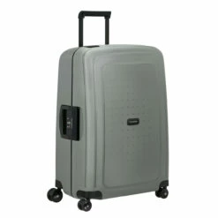 Samsonite S'Cure Eco PC 4 Wheel Medium Suitcase - 69cm -Delsey Suitcase Store 128015 5587 s cure eco spin.6925 post consumer front34 52765.1669115627