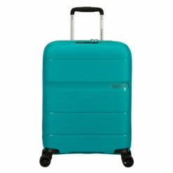 American Tourister Linex 4 Wheel Cabin Suitcase - 55cm -Delsey Suitcase Store 128453 1099 LINEX SPINNER 5520 TSA FRONT 35436.1670248794