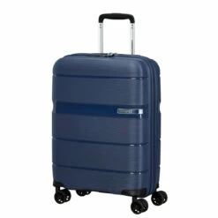 American Tourister Linex 4 Wheel Cabin Suitcase - 55cm -Delsey Suitcase Store 128453 D418 LINEX SPINNER 5520 TSA FRONT34 21361.1670248803