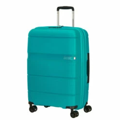 American Tourister Linex 4 Wheel Medium Suitcase - 66cm -Delsey Suitcase Store 128454 1099 LINEX SPINNER 6624 TSA FRONT34 66098.1670271736