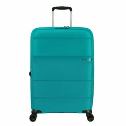 American Tourister Linex 4 Wheel Medium Suitcase - 66cm -Delsey Suitcase Store 128454 1099 LINEX SPINNER 6624 TSA FRONT 03615.1670271732