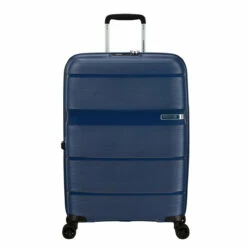 American Tourister Linex 4 Wheel Medium Suitcase - 66cm -Delsey Suitcase Store 128454 D418 LINEX SPINNER 6624 TSA FRONT 17948.1670271735