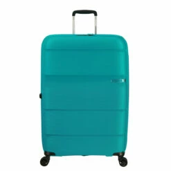 American Tourister Linex 4 Wheel Large Suitcase - 76cm -Delsey Suitcase Store 128455 1099 LINEX SPINNER 7628 TSA FRONT 87233.1670273125
