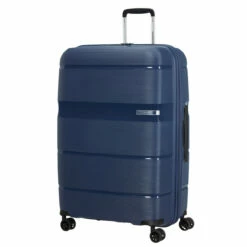 American Tourister Linex 4 Wheel Large Suitcase - 76cm -Delsey Suitcase Store 128455 D418 LINEX SPINNER 7628 TSA FRONT34 87388.1670273132