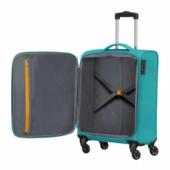 American Tourister Heat Wave 4 Wheel Cabin Suitcase - 55cm 15 American Tourister Heat Wave 4 Wheel Cabin Suitcase - 55cm -Delsey Suitcase Store 130667 1012 HEAT WAVE SPINNER 5520 INTERIOR 49755.1666776120