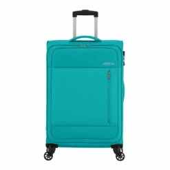 American Tourister Heat Wave 4 Wheel Medium Suitcase - 68cm -Delsey Suitcase Store 130668 1012 HEAT WAVE SPINNER 6825 TSA FRONT 13376.1666783959