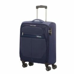 American Tourister Deep Dive Cabin Suitcase - 55cm -Delsey Suitcase Store 132503 2694 DEEP DIVE SPINNER 5520 TSA FRONT34 33223.1695904682