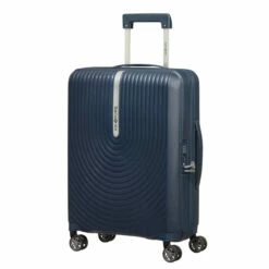 Samsonite Hi-Fi 4 Wheel Expandable Cabin Suitcase - 55cm -Delsey Suitcase Store 132800 1247 HI FI SPINNER 5520 EXP FRONT34 73662.1665048656