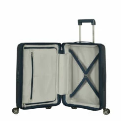 Samsonite Hi-Fi 4 Wheel Expandable Cabin Suitcase - 55cm -Delsey Suitcase Store 132800 1247 HI FI SPINNER 5520 EXP INTERIOR 85868.1665048656
