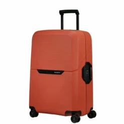 Samsonite Magnum Eco 4 Wheel Medium Suitcase - 69cm -Delsey Suitcase Store 139846 0557 MAGNUM ECO SPINNER 6925 FRONT34 07577.1685546388