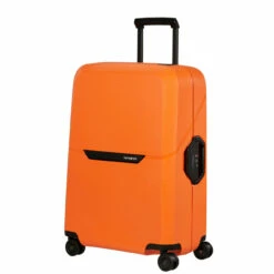Samsonite Magnum Eco 4 Wheel Medium Suitcase - 69cm -Delsey Suitcase Store 139846 0595 MAGNUM ECO SPINNER 6925 FRONT34 77549.1685546390