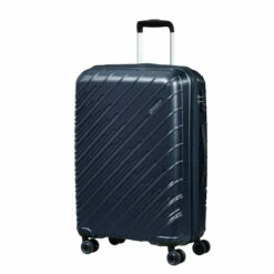 American Tourister Speedstar Expandable 4 Wheel Medium Suitcase - 67cm -Delsey Suitcase Store 143451 7719 SPEEDSTAR SPINNER 6724 EXP TSA FRONT34 25368.1670506380