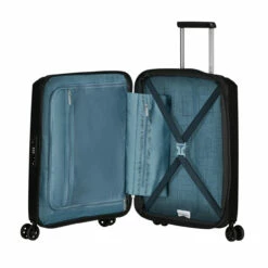 American Tourister Aerostep Expandable Cabin Suitcase - 55cm -Delsey Suitcase Store 146819 1041 AEROSTEP SPINNER 5520 EXP TSA INTERIOR 74681.1673000034
