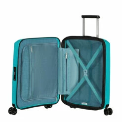 American Tourister Aerostep Expandable Cabin Suitcase - 55cm -Delsey Suitcase Store 146819 A066 AEROSTEP SPINNER 5520 EXP TSA INTERIOR 95488.1672999690