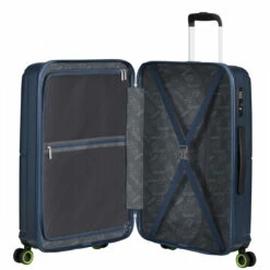 American Tourister Geopop 4 Wheel Medium Suitcase - 67cm -Delsey Suitcase Store 147021 1098 GEOPOP SPINNER 6724 TSA INTERIOR 86974.1689321182