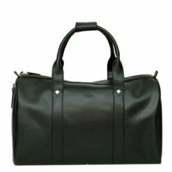 S Babila Saffiano Leather Cabin Holdall - 46cm -Delsey Suitcase Store 47505 black 2 42491.1650921053