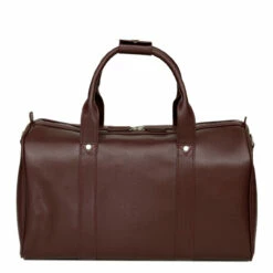 S Babila Saffiano Leather Cabin Holdall - 46cm -Delsey Suitcase Store 47505 burgundy 4 1 48012.1650921059