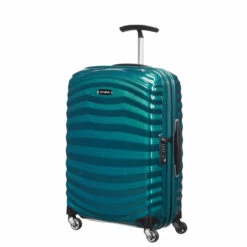 Samsonite Lite-Shock 4 Wheel Cabin Suitcase - 55cm -Delsey Suitcase Store 62764 1686 SPINNER 5520 FRONT34 44169.1666877093