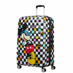 American Tourister Wavebreaker Disney MC 4 Wheel Large Suitcase - 77cm -Delsey Suitcase Store 85673 A080 WAVEBREAKER DISNEY SPIN.7728 FRONT34 71310.1695722184