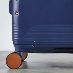 Rock Mayfair 4 Wheel Cabin Suitcase - 54cm -Delsey Suitcase Store 8 Wheel Spinner Suitcase Mayfair Navy TR 0238 55831.1686734104