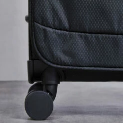 Rock Rocklite 4 Wheel Cabin Suitcase - 54cm -Delsey Suitcase Store 8 Wheel Spinner Suitcase Rocklite Black TR 0242 88373.1686836840
