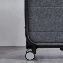Rock Rocklite DLX 4 Wheel Cabin Suitcase - 54cm -Delsey Suitcase Store 8 Wheel Spinner Suitcase Rocklite DLX Charcoal TR 0243 12975.1686843933