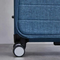 Rock Rocklite DLX 4 Wheel Cabin Suitcase - 54cm -Delsey Suitcase Store 8 Wheel Spinner Suitcase Rocklite DLX Denim Blue TR 0243 91246.1686843933