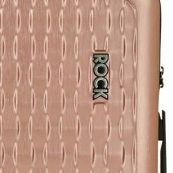 Rock Allure 4 Wheel Medium Suitcase - 68cm -Delsey Suitcase Store Allure Pink Logo 49151.1660129451