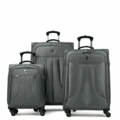Travelpro Anthem 3 Piece Luggage Set - 56cm, 73cm & 83cm 7 Travelpro Anthem 3 Piece Luggage Set - 56cm, 73cm & 83cm -Delsey Suitcase Store Anthem TP5086 Grey Group 2048x2048 30630.1670936684