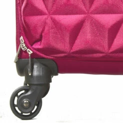 Rock Jewel 4 Wheel Large Suitcase - 80cm -Delsey Suitcase Store Four Wheel Suitcase Jewel Pink TR 0207 PI 68576.1673948303