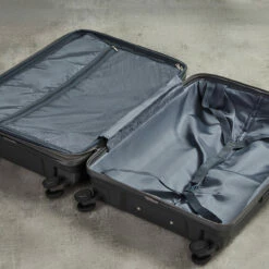 Rock Infinity 4 Wheel Cabin Suitcase - 54cm -Delsey Suitcase Store Interior Infinity Charcoal TR 0238 10486.1686819999