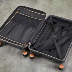 Rock Mayfair 4 Wheel Expandable Medium Suitcase - 65cm -Delsey Suitcase Store Interior Mayfair Charcoal TR 0238 05909.1686734106.1280.1280 78103.1686734552