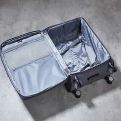 Rock Rocklite DLX 4 Wheel Expandable Large Suitcase - 78cm -Delsey Suitcase Store Interior Rocklite DLX Charcoal TR 0243 14643.1686843933.1280.1280 49295.1686844532.1280.1280 47416.1686845244