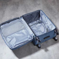 Rock Rocklite DLX 4 Wheel Cabin Suitcase - 54cm -Delsey Suitcase Store Interior Rocklite DLX Denim Blue TR 0243 68813.1686843933
