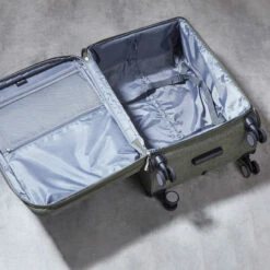 Rock Rocklite DLX 4 Wheel Cabin Suitcase - 54cm -Delsey Suitcase Store Interior Rocklite DLX Khaki TR 0243 42856.1686843933