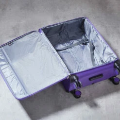 Rock Rocklite 4 Wheel Medium Suitcase - 68cm 26 Rock Rocklite 4 Wheel Medium Suitcase - 68cm -Delsey Suitcase Store Interior Rocklite Purple TR 0242 08333.1686836842.1280.1280 74280.1686837609