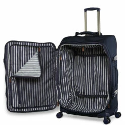 Joules Coast 4 Wheel Large Suitcase - 76cm -Delsey Suitcase Store JLS5001 002 Large Trolley Case 4W French Navy 3 64917.1695122153