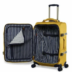 Joules Coast 4 Wheel Medium Suitcase - 66cm 21 Joules Coast 4 Wheel Medium Suitcase - 66cm -Delsey Suitcase Store JLS5002 003 Medium Trolley Case 4W Antique Gold 3 49454.1695122798