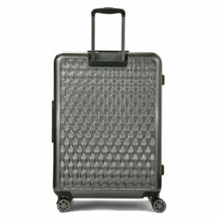 Rock Allure 4 Wheel Large Suitcase - 77cm 37 Rock Allure 4 Wheel Large Suitcase - 77cm -Delsey Suitcase Store Large Suitcase Allure Charcoal TR 0192 CH Back copy 03055.1660128906