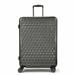 Rock Allure 4 Wheel Large Suitcase - 77cm 36 Rock Allure 4 Wheel Large Suitcase - 77cm -Delsey Suitcase Store Large Suitcase Allure Charcoal TR 0192 CH Front copy 71761.1660128907