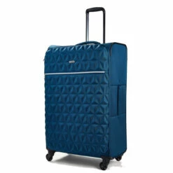 Rock Jewel 4 Wheel Large Suitcase - 80cm -Delsey Suitcase Store Large Suitcase Jewel Blue TR 0207 BU 5 47918.1673948300