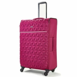 Rock Jewel 4 Wheel Large Suitcase - 80cm -Delsey Suitcase Store Large Suitcase Jewel Pink TR 0207 PI 5 67786.1673948301