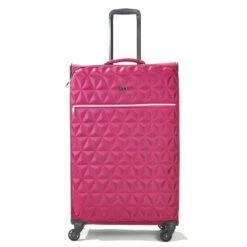 Rock Jewel 4 Wheel Large Suitcase - 80cm -Delsey Suitcase Store Large Suitcase Jewel Pink TR 0207 PI 33188.1673948300