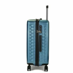 Rock Allure 4 Wheel Medium Suitcase - 68cm -Delsey Suitcase Store Medium Suitcase Allure Blue TR 0192 BU Side copy 07433.1660129446