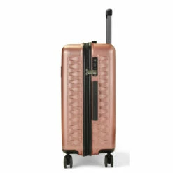 Rock Allure 4 Wheel Medium Suitcase - 68cm -Delsey Suitcase Store Medium Suitcase Allure Pink TR 0192 PI Side copy 03150.1660129445