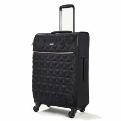 Rock Jewel 4 Wheel Medium Suitcase - 70cm 22 Rock Jewel 4 Wheel Medium Suitcase - 70cm -Delsey Suitcase Store Medium Suitcase Jewel Black TR 0207 BL 5 84915.1673947708