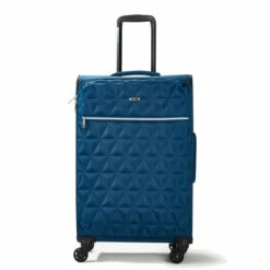 Rock Jewel 4 Wheel Medium Suitcase - 70cm 27 Rock Jewel 4 Wheel Medium Suitcase - 70cm -Delsey Suitcase Store Medium Suitcase Jewel Blue TR 0207 BU 36558.1673947709