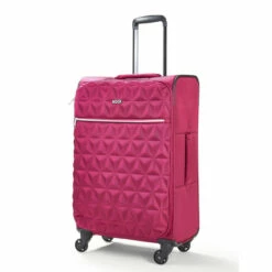 Rock Jewel 4 Wheel Medium Suitcase - 70cm 35 Rock Jewel 4 Wheel Medium Suitcase - 70cm -Delsey Suitcase Store Medium Suitcase Jewel Pink TR 0207 PI 3 26954.1673947709