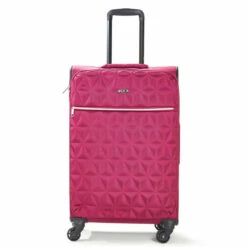 Rock Jewel 4 Wheel Medium Suitcase - 70cm 34 Rock Jewel 4 Wheel Medium Suitcase - 70cm -Delsey Suitcase Store Medium Suitcase Jewel Pink TR 0207 PI 60766.1673947710